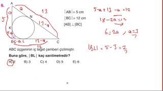 Yarıçap Yayınları - 5 Fasikül- Test 11 Sayfa 46