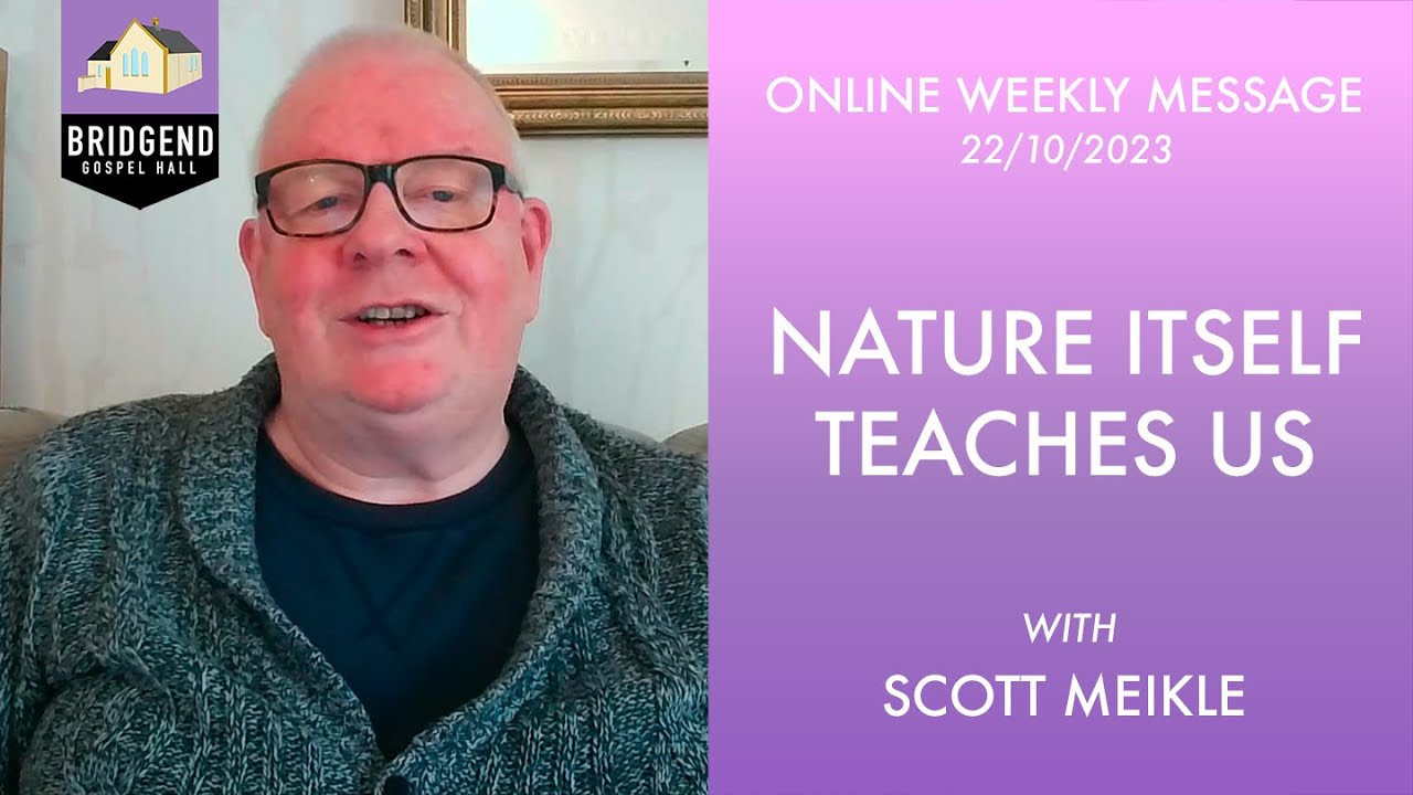 Nature itself teaches us - YouTube