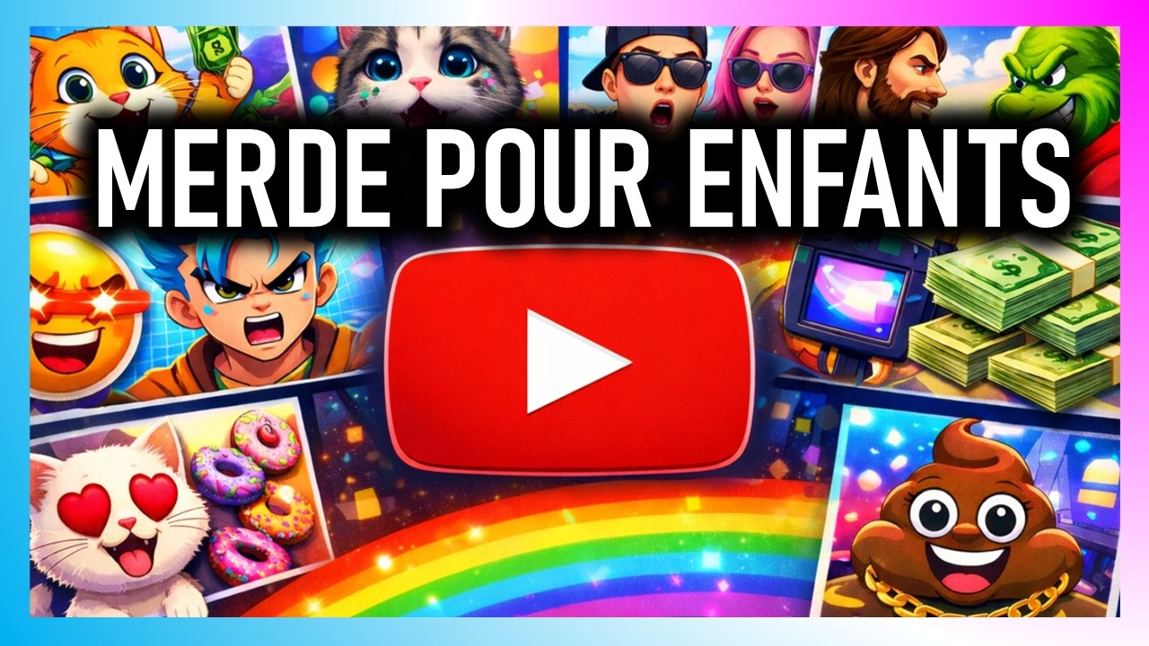 🔥 YOUTUBE SUPPRIME DES CHAÎNES IA POUR ENFANTS