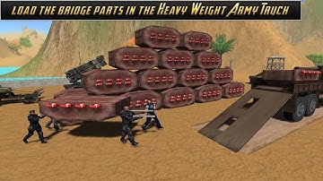 American Army Bridge Builder Android Gameplay