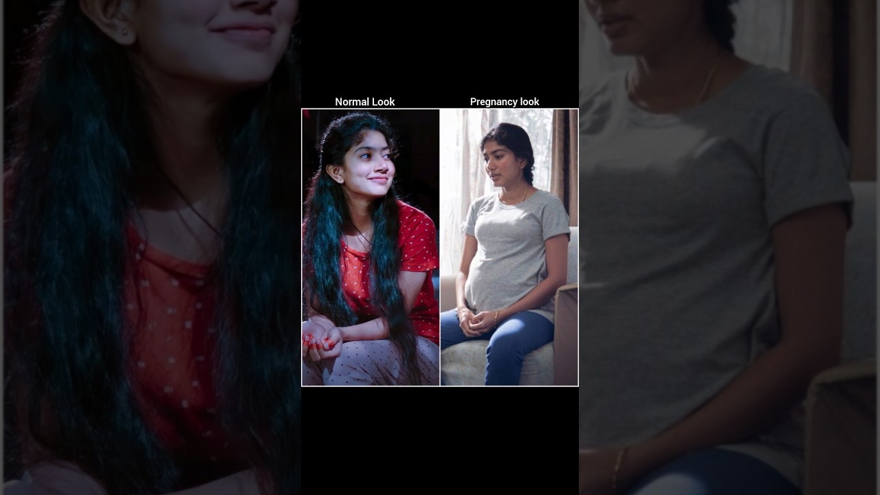 Pregnancy look of South Indian actress || 