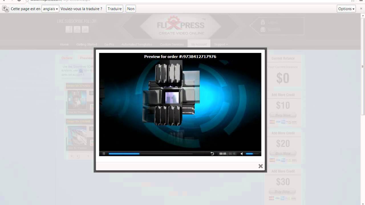 Créer une introduction pour ses vidéos Youtube avec Flixpress - YouTube