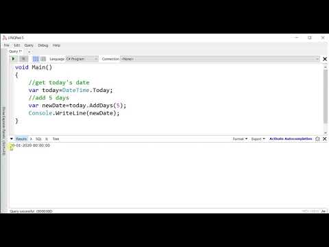 Add or Substract days (C# code)
