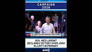 Gov. Lamont declares victory in primary