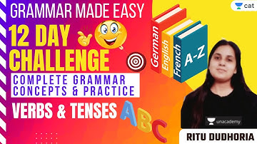 Grammar Made Easy - 12 Day Challenge -  Complete Grammar Concepts & Practice l Verbs & Tenses