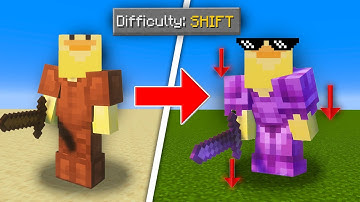 Minecraft, but crouching drops random items!