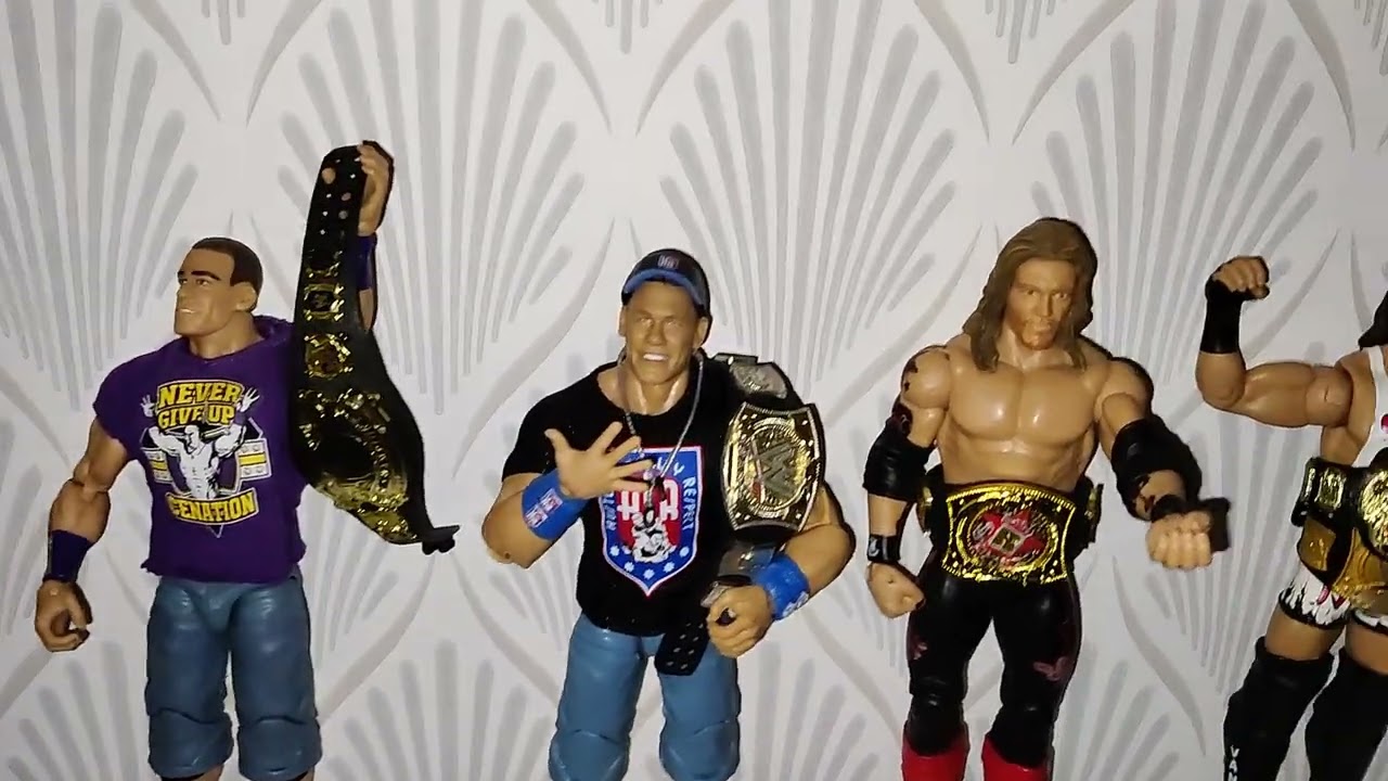 WWE champions - Mattel style. The collection so far, November 2023