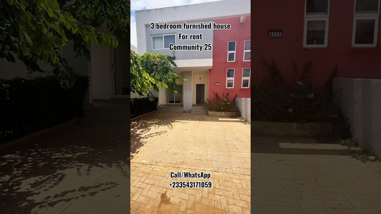 Furnished 3bdrm House in The Greens Estate, Community 25 for rent