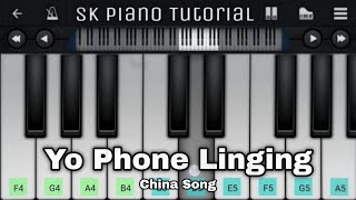YOUR PHONE LINGING (sound effect) – China Song | Easy Piano Tutorial screenshot 2