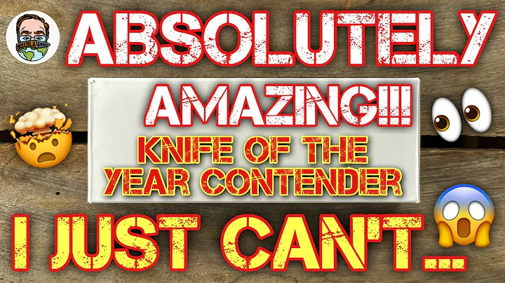 UNBELIEVABLY AMAZING KNIFE OF THE YEAR CONTENDER!! It’s almost TOO good!! 🤯😱🔥