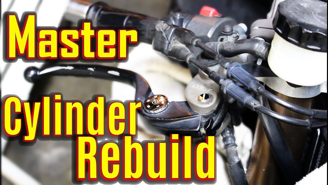 How to Rebuild a Master Cylinder on a Motorcycle - YouTube