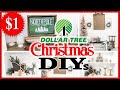 *NEW* Dollar Tree Christmas DIYs! 🎄 CHEAP & EASY 🎄 High-End Sleigh, Wood Sign, Christmas Scroll