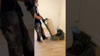 Golv Slipning Och Hårdvaxolja Behandling Rekommenderar