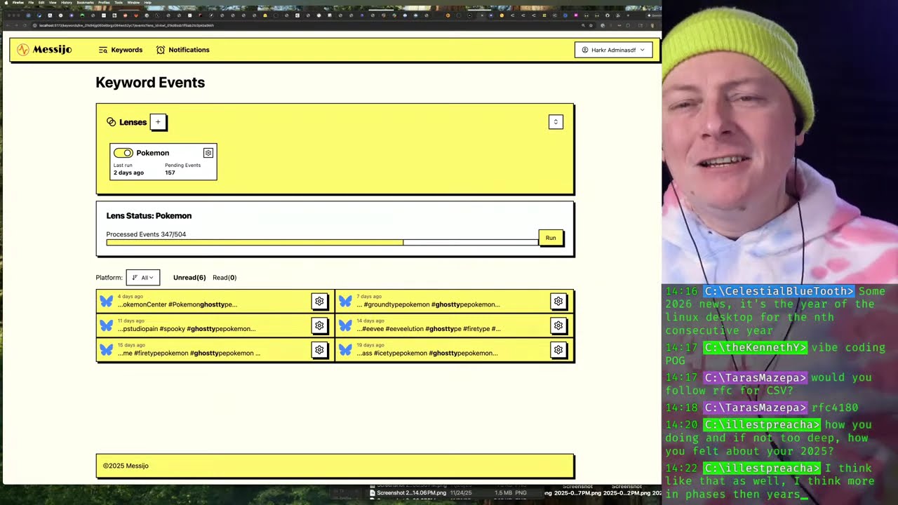NEW YEARS EVE!!! Using OpenHands to let it vibe out a toy project while we work on  Messijo