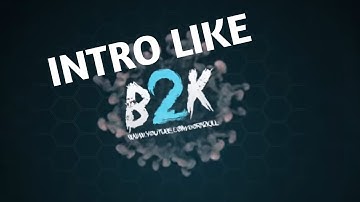 how to make b2k intro in Kinemaster||Pixellab.