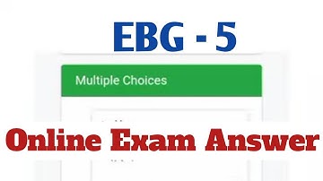 NSOU BDP EBG - 5 Online Final Exam Answer | BDP Term End Examination Answer |