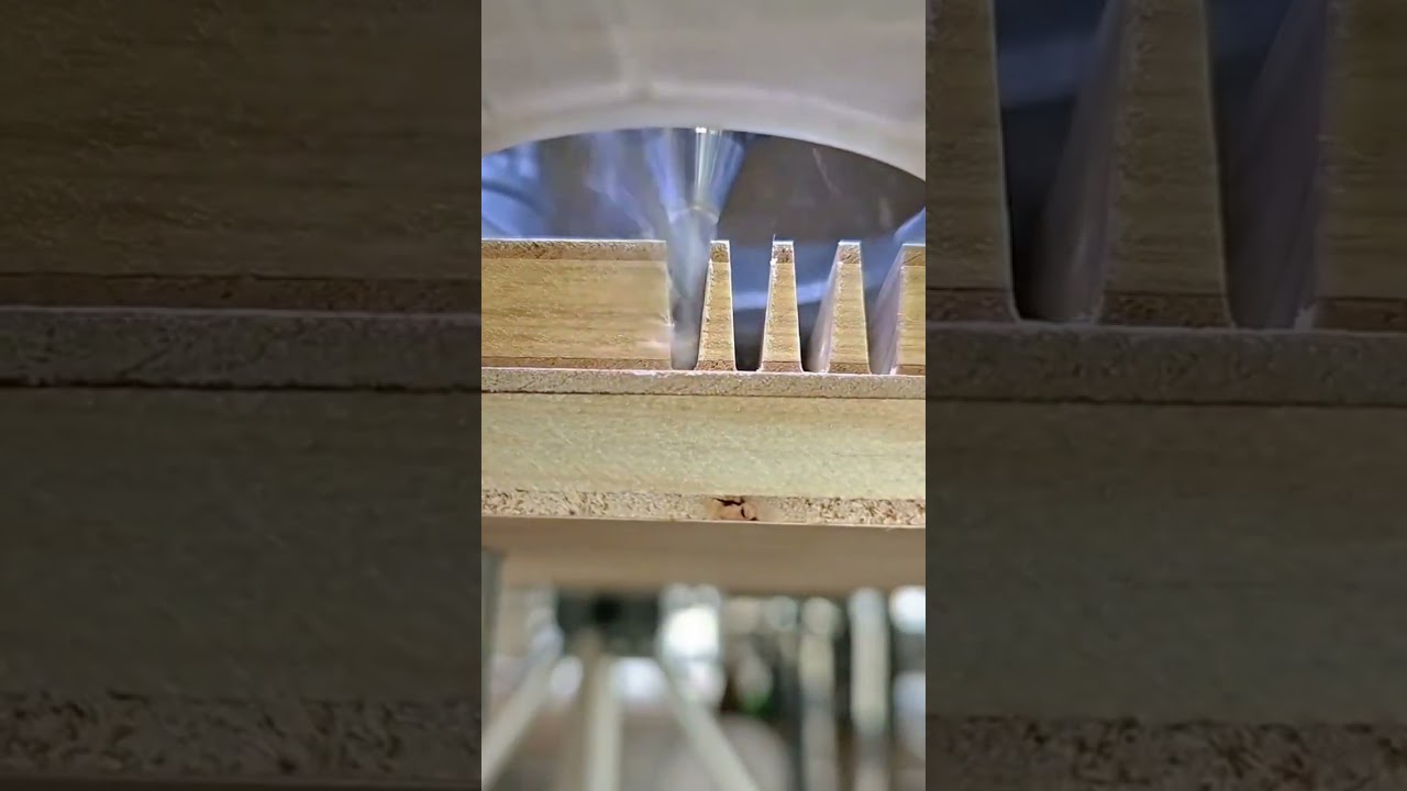 Precision wood carving machine shaping grooves with flawless accuracy