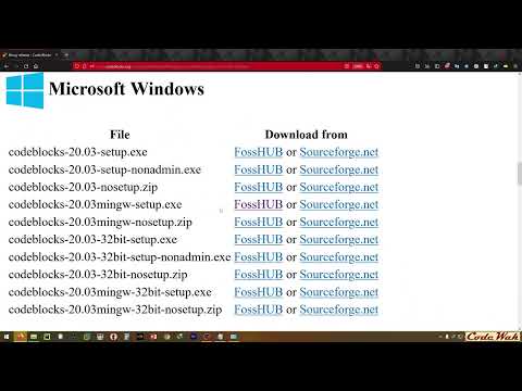 1. Downloading and Installing CodeBlocks