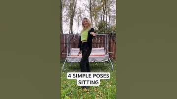 SIMPLE MODEL POSES SITTING! Easy to repeat & get TOP photos ! Follow to get more photo & posing tips