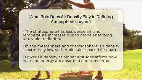 What Role Does Air Density Play In Defining Atmospheric Layers? - Weather Watchdog
