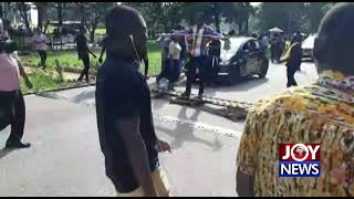 KNUST students boycott lectures and protest against brutalities. (22-10-18)