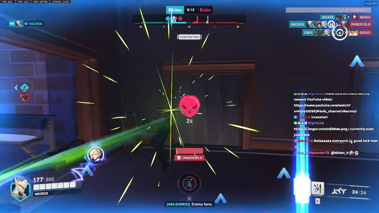 NECROS GENJI GOD OVERWATCH 2 GENJI SEASON 1 GAMEPLAY - YouTube