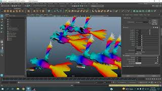 Maya 2023 tutorial - 3D Flying Bird crowd or Flock animation in Maya 2023 with Mash