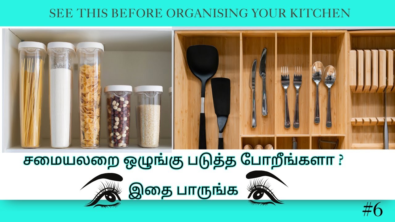 Kitchen declutter organisation ideas in tamil | Minimalist | simple and ...