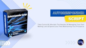 Autoresponder Script Admin area - How to Use