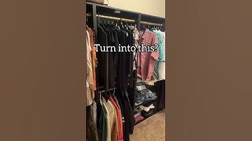 TARGET BOOKSHELF CLOSET MAKEOVER DIY #diyhomedecor #closetmakeover #viral #tiktok