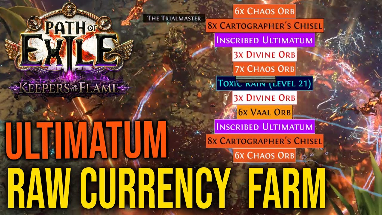 Ultimatum is pretty good currency! - Poe1 Phrecia 2.0