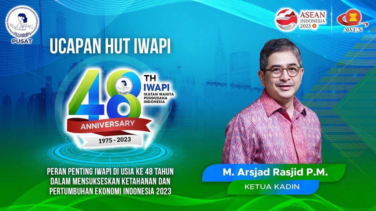 Logo Iwapi Cd R Ucapan HUT IWAPI ke-48 dari Ketua Umum KADIN - YouTube