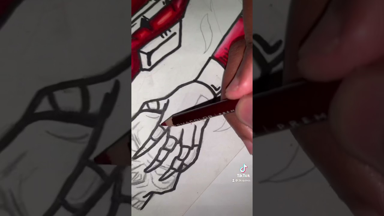 Drawing Revenant from Apex Legends 