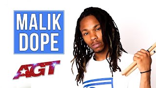 What AGT didn't tell you about Malik DOPE Drummer | America's Got Talent 2020