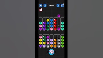 Lv 312 Ball Sort Puzzle - Color Game / 顏色分類遊戲 / ボールソーティングパズル (Guru Game)  #ballsortpuzzle