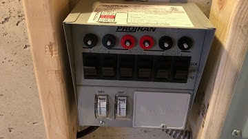 Reliance 31406 C Transfer Switch Install and Test