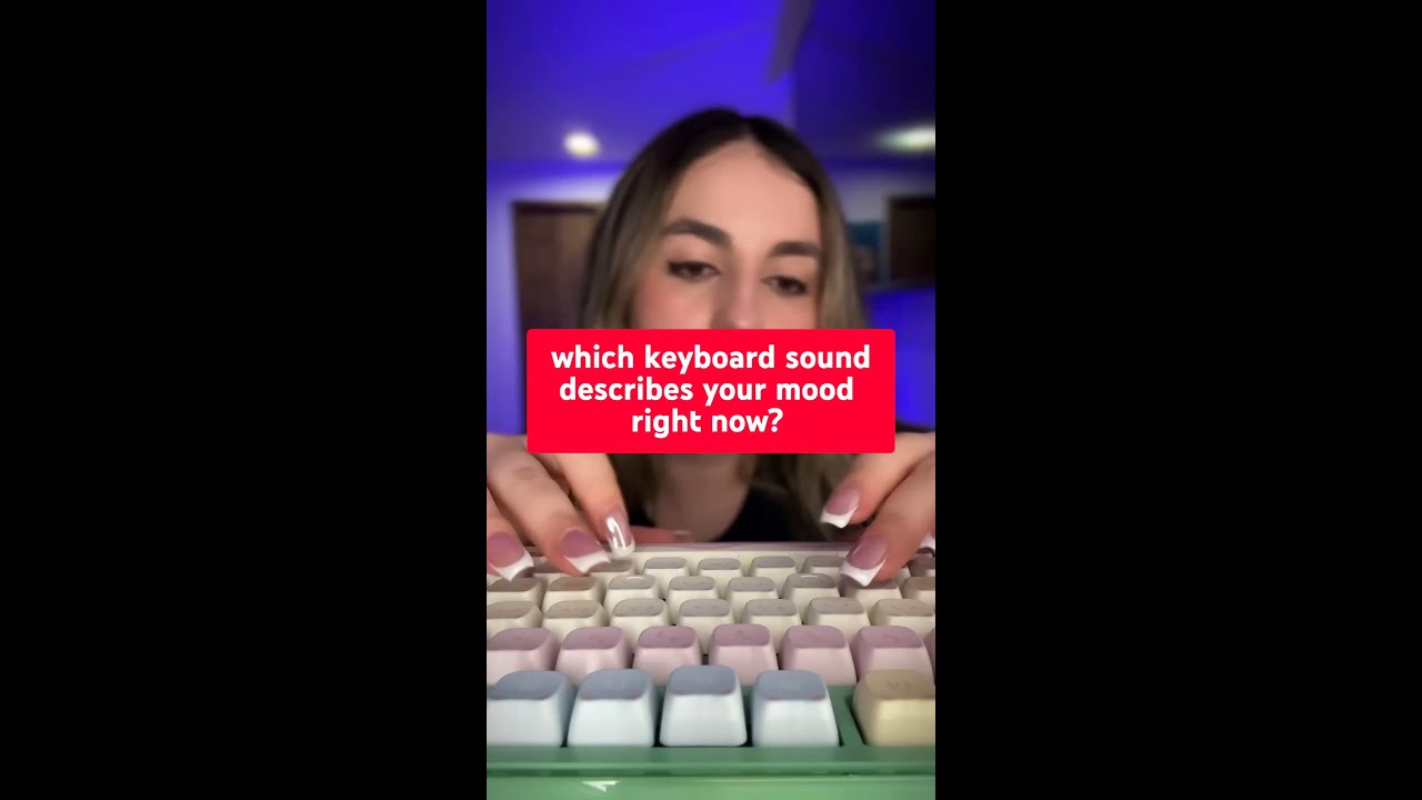 are you more of a clacky, thocky, quacky or a silent keyboard person?? #keyboardmodding #clacky