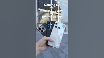 Nothing Phone (3) vs Galaxy S25 Ultra vs iPhone 16 Pro Zoom Camera Test!