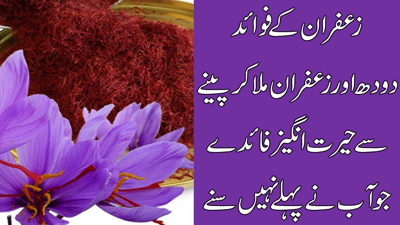 Zafran Ke Faide in Urdu Zafran aur Doodh Ke Fayde Saffron