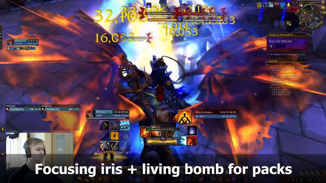 Horrific Vision of Stormwind - Full Clear Solo (Fire Mage) - YouTube