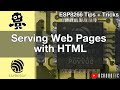 ESP8266 Web Server HTML Webpages Using Arduino IDE (Mac OSX and Windows)