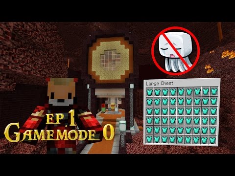 Minecraft Gamemode 0 Survival Ep 1 30 000 Diamantes Mob Switch Y Muchos Beacons Youtube