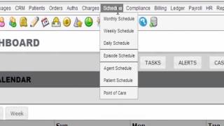SCHEDULE - ACCESSING THE SCHEDULING TAB