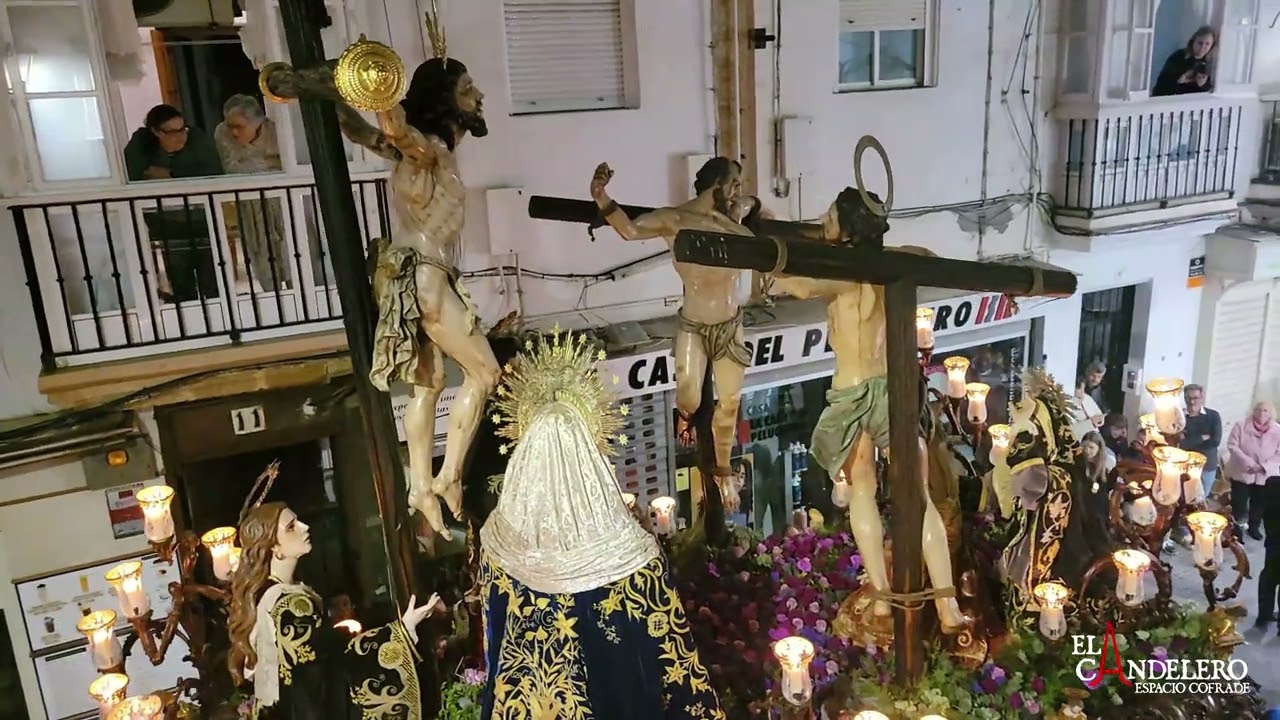 [4K] CRISTO DEL PERDÓN POR PELOTA | SEMANA SANTA 2025 CÁDIZ | AM POLILLAS CÁDIZ
