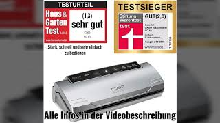 Bestes Vakuumiergerät CASO VC10 Vakuumierer - Testsieger bei Stiftung Warentest