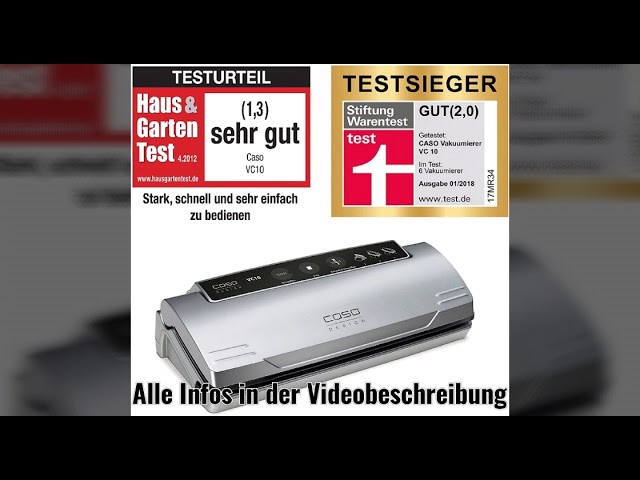 Bestes Vakuumiergerät CASO VC10 Vakuumierer