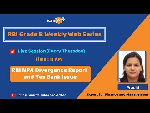 RBI NPA Divergence Report and Yes Bank Issue