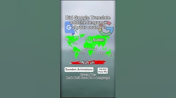 Did Google Translate Add the Language öf Your Country? #edit #europe #mapper #sweden #fypシ゚
