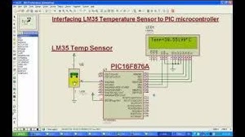 Interfacing  LM35 Thermometer sensor Display On 7SEG With PIC16F877A (MIKROC PRO)
