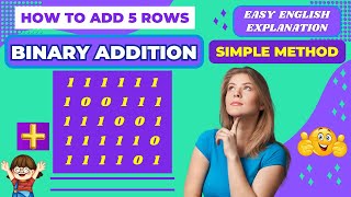 Famous 2.2 Binary Addition 1+1 in English |How to add Multiple Binary Numbers| Binary Addition in English Profile